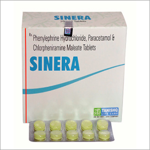 Phenylephrine Hydrochloride Paracetamol And Chlorpheniramine Maleate Tablets General Medicines