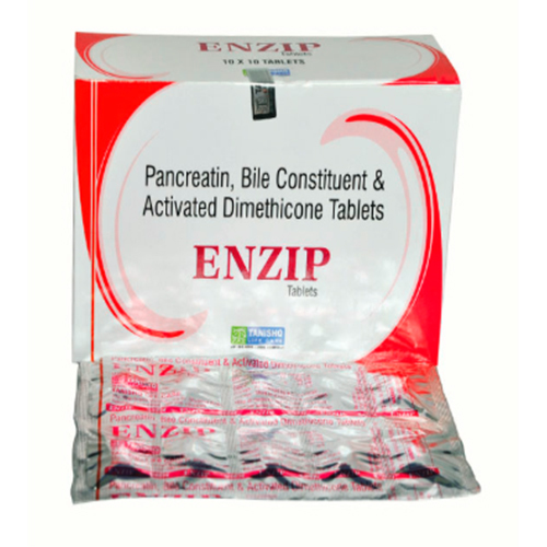 Pancreatin Bile Constituent And Activated Dimethicone Tablets General Medicines