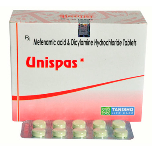 Mefenamic Acid And Dicylomic Hydrochloride Tablets