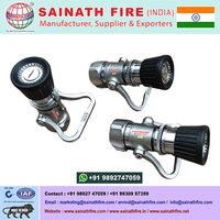 Marine Fire Nozzle - Aluminium Alloy Hard Anodized, Inlet 1 1/2" Bsp Female, Flow 300-950 Lpm, 120â° & 130â° Spray Angle, 2 Year Warranty