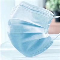 High Protective 3 Layer Non-woven Fabrics Ear Loop Disposable Protective Face Mask Accuracy: 17.5*9 Mm/m