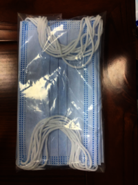 High Protective 3 layer non-woven fabrics ear loop disposable protective face mask