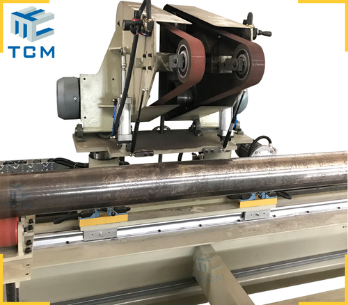 Steel tube automatic polishing machine