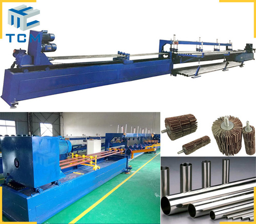 Steel pipeline pipe inner surface automatic grinding machine