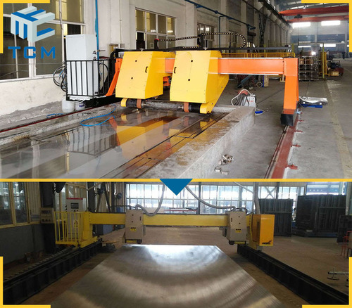 Steel plate sheet automatic polishing machine