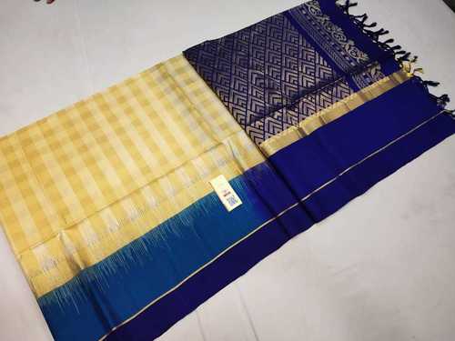 Ladies Kanchipuram Checked Silk Age Group: Any