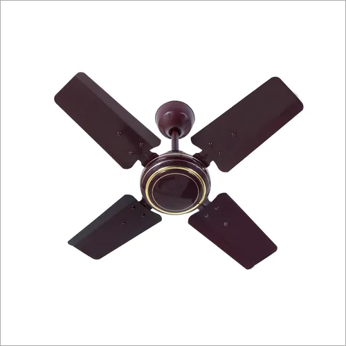 ULTRACOOL - Metal 600mm Blade Ceiling Fan | Brown Color, 4 Blades, 65W Power, 1400 RPM Speed, One Season Warranty