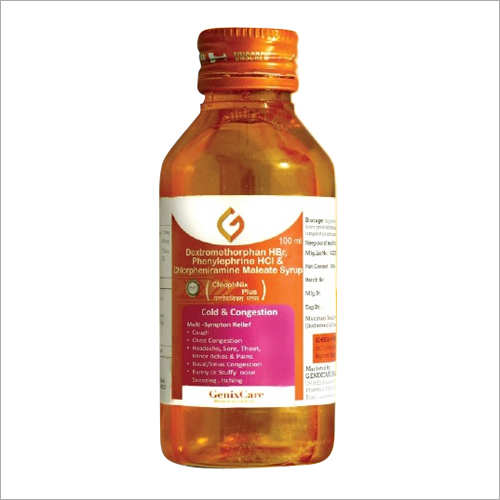 Dextromethorphan HBr Phenylephrine HCl And Chlorpheniramine Maleate Syrup 100 ml