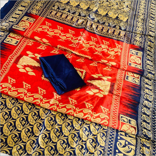Fashionable Silk Saree - Printed Silk, Lightweight, Wrinkle & Shrink Resistant | Perfect for Daily Wear, Available in Various Colors & Patterns