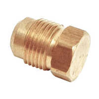 Brass Flare Stop Plug