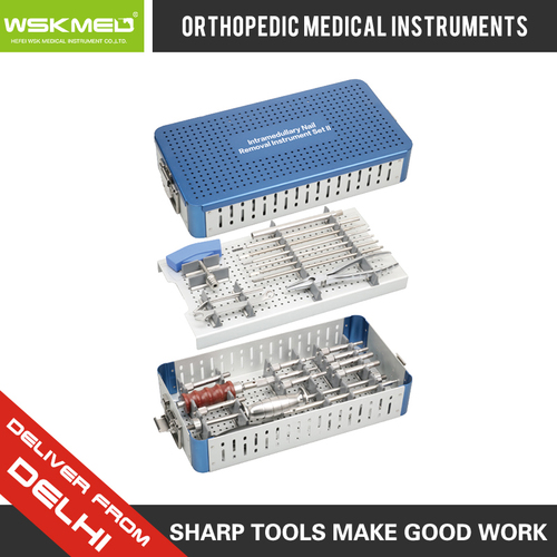 WSKMED Broken Screw Removal Instrument Set II Orthopedic Trauma Surgical Instrument Hospital Medical