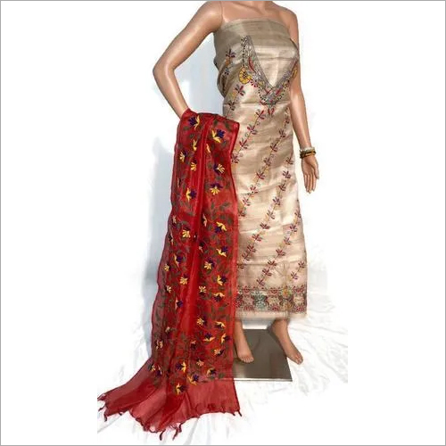 Full Kantha Embroidery Dupatta