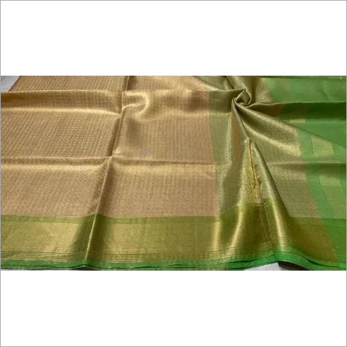 Pure Tissue Tussar Silk Self Weaving Saree