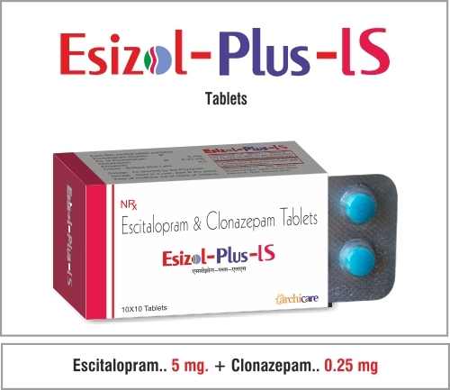 Escitalopram 5mg + Clonazepam 0.25mg