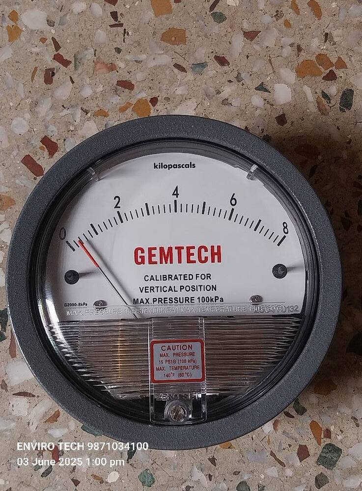 GEMTECH Differential Pressure Gauge Dealers Near Gujarmal Modi Hospital
