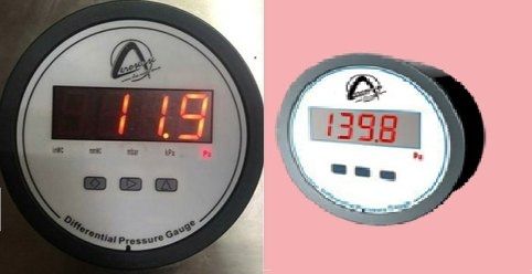 CDPG-HL-LED Aerosense Digital Differential Pressure Gauge Model Range E 0-125 PA