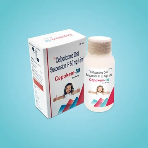 50 Mg / 5 Ml Cefpodoxime Oral Suspension IP By PHARMAKEM
