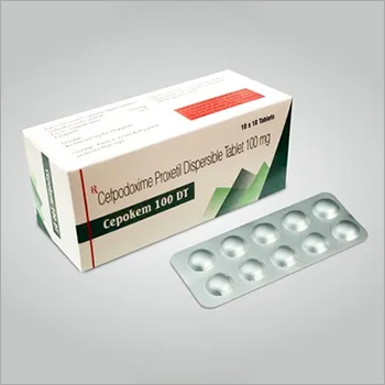 100 Mg Cefpodoxime Proxetil Dispersible Tablet