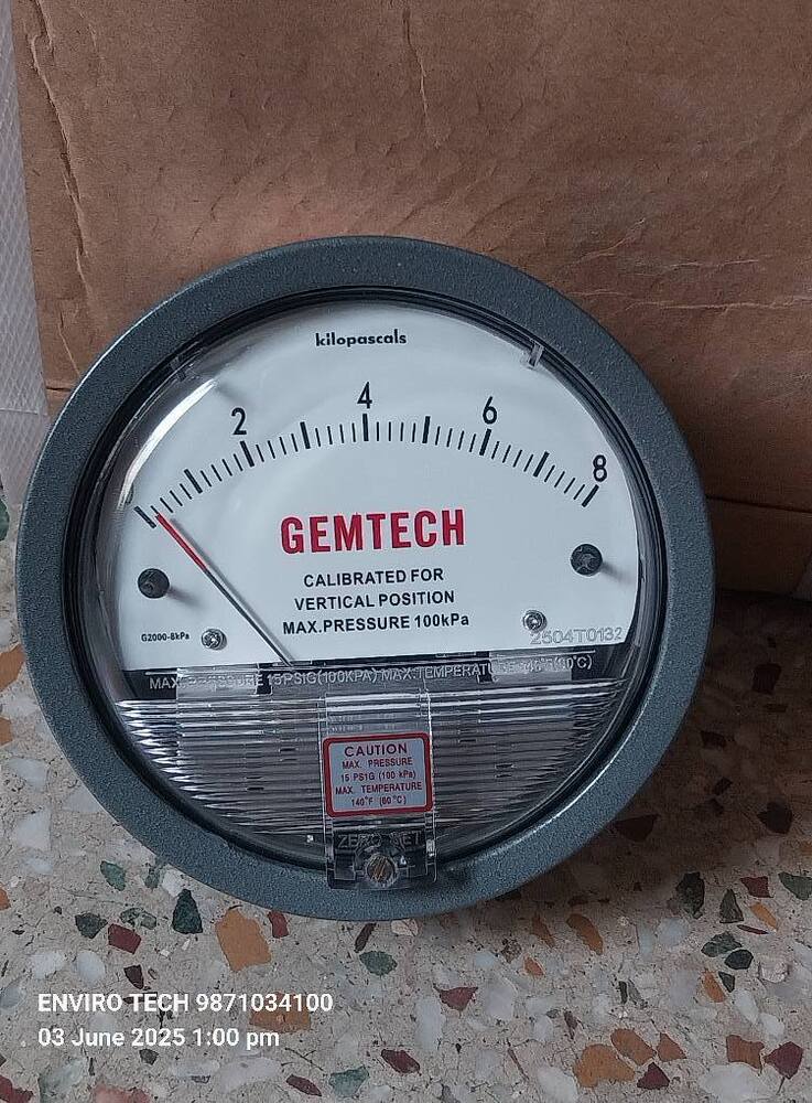 Cbdpg-2L-Lcd Aerosense Digital Differential Pressure Gauge Range 0-500 Pa Accuracy: + 1 % Fs %