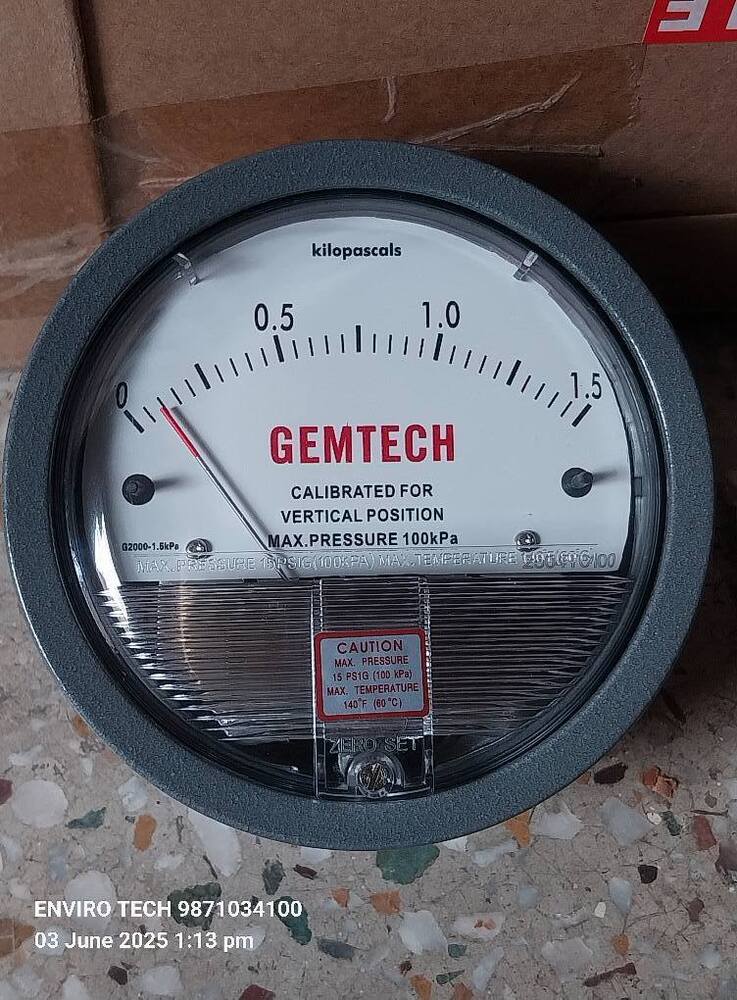 Cbdpg-4L-Lcd Aerosense Digital Differential Pressure Gauge Range 0-1000 Pa Measure Pressure Of: Gas