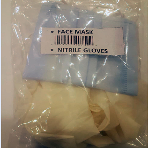 Face Mask And Nitrile Gloves