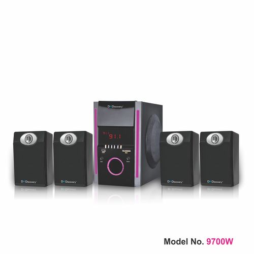 Home Theater System - Plastic Metal, 25x15x10cm, Black | Surround Sound, 5.1 Channel, Powerful Bass, Remote Control
