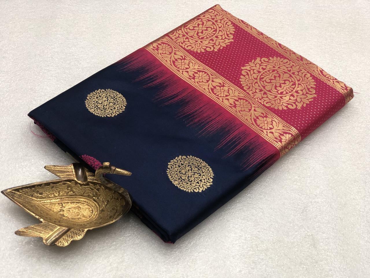 Anmol Lichi Silk Saree