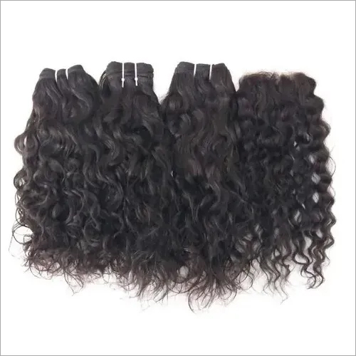 Indian Virgin Deep Curly Lace With Matching Lace Closure