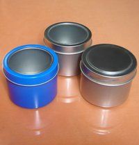 Transparent Tin Containers
