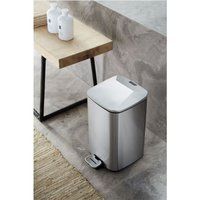 Foot Pedal Brushed Steel Dustbin