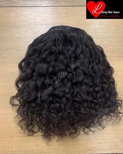 Virgin Curl Hair - 100% Virgin Remy Human Hair, 18 Inch Curly Style | Natural Black Color, Tangle Free, No Shedding, 5-Year Warranty