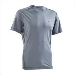 Grey Mens Plain T-Shirt