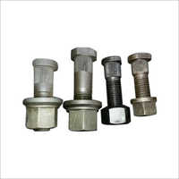 Trolley Hub Bolt - Iron, 55 Millimeter Length | Zinc Plated, Industrial Use