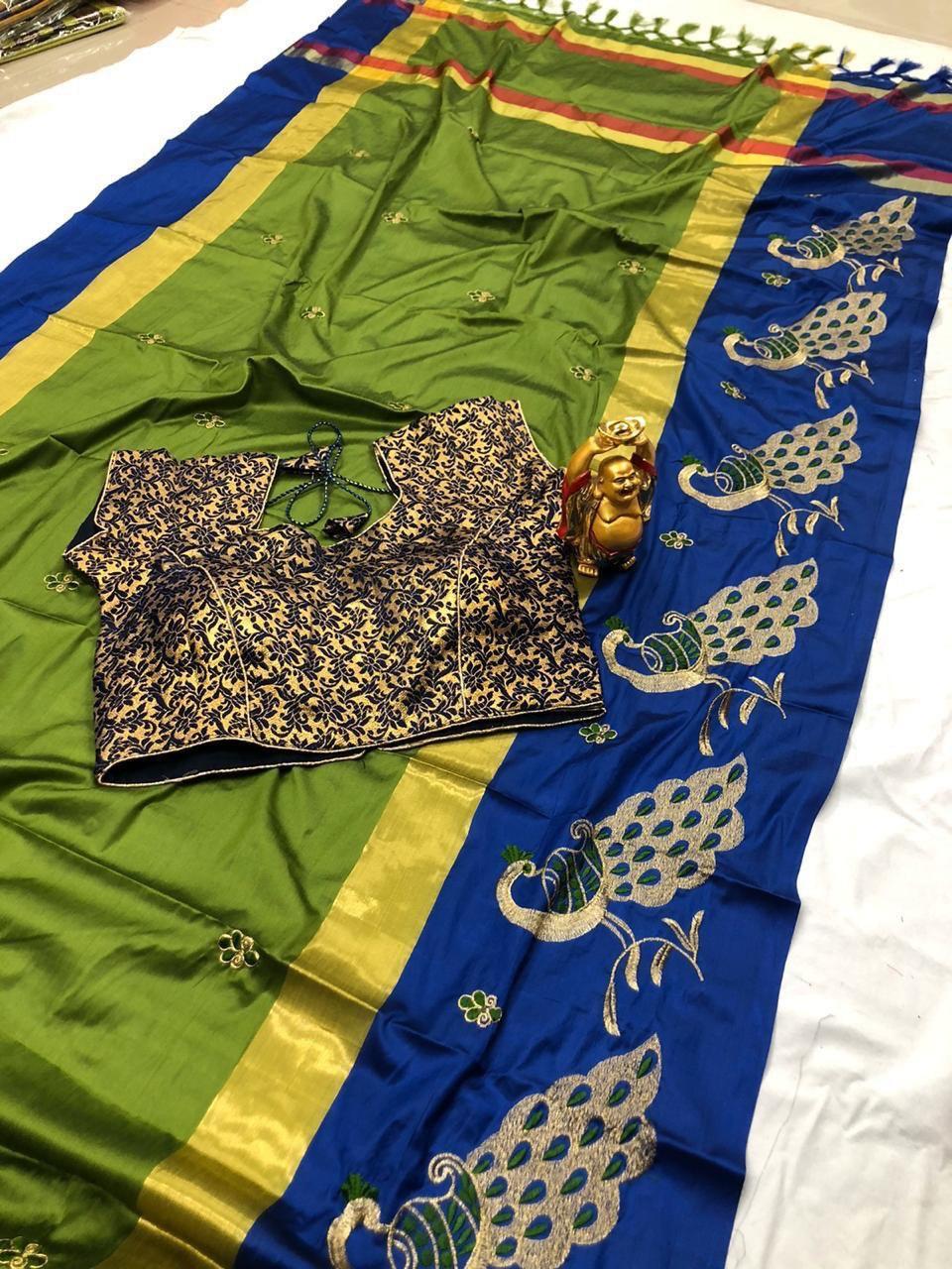 Pure silk cotton Saree