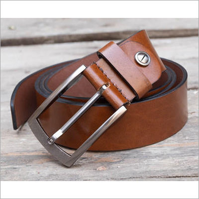 Brown Fabbro Genuine Leather Casual Belt