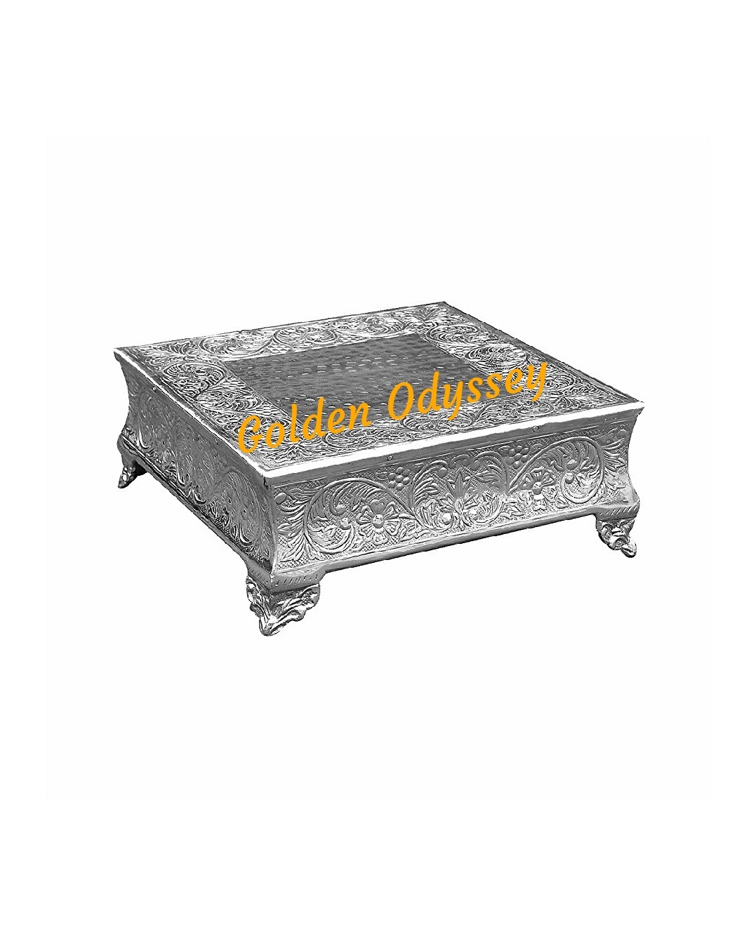Aluminium Embossed Wedding Cake Stand