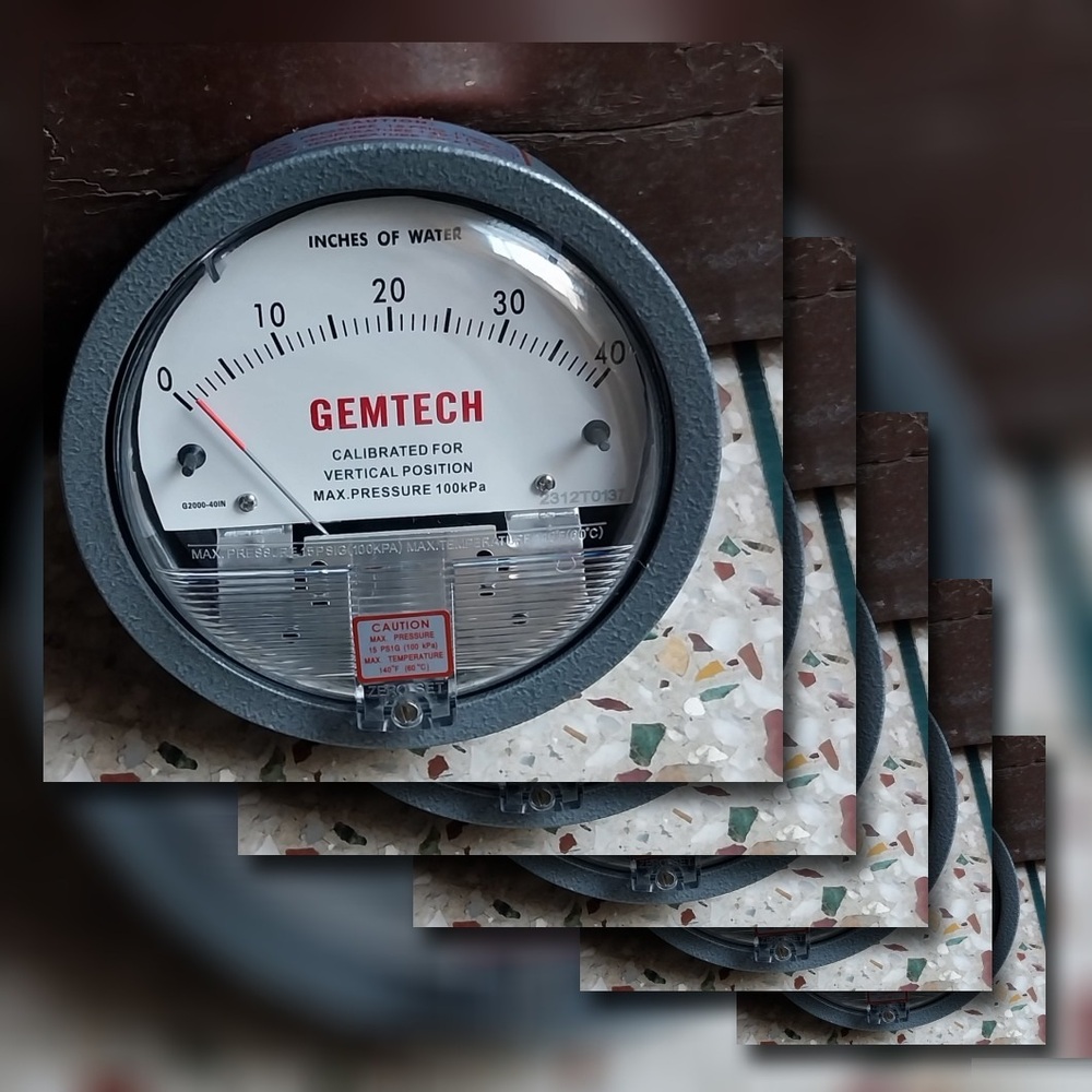 Cdpg-20L-Led Aerosense Digital Differential Pressure Gauge Range 0-500 Mm Wc Measure Pressure Of: Gas