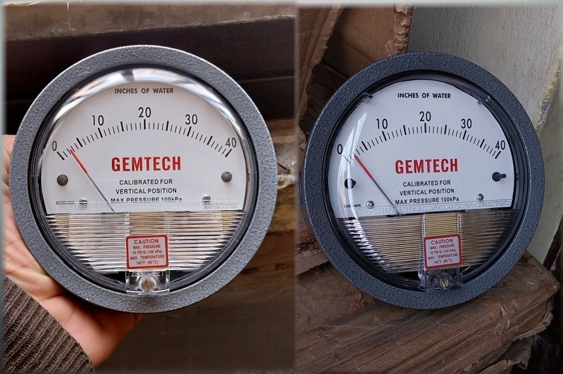 CBDPG-1L-LCD Aerosense Digital Differential Pressure Gauge Range 0-25 MM WC