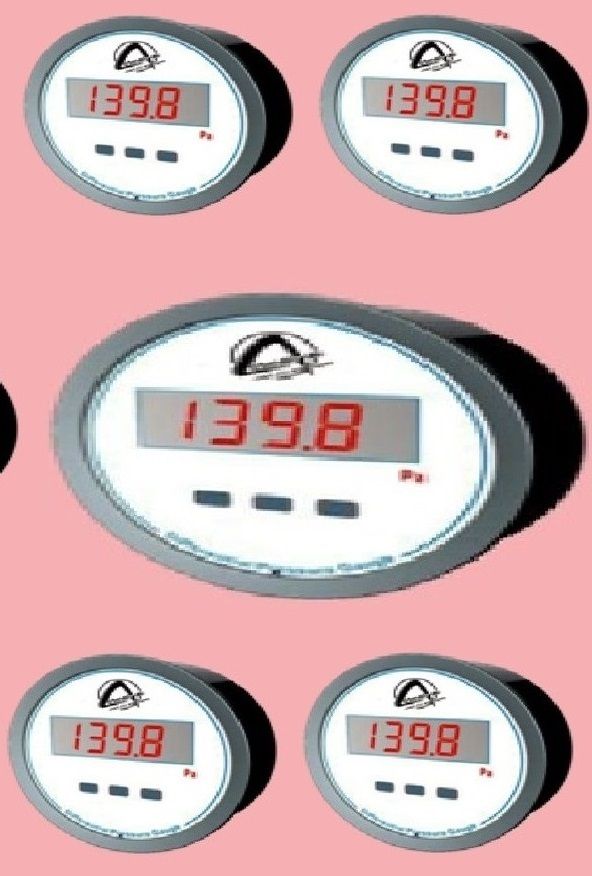 CBDPG-40L-LCD Aerosense Digital Differential Pressure Gauge Range 0-1000 MM WC