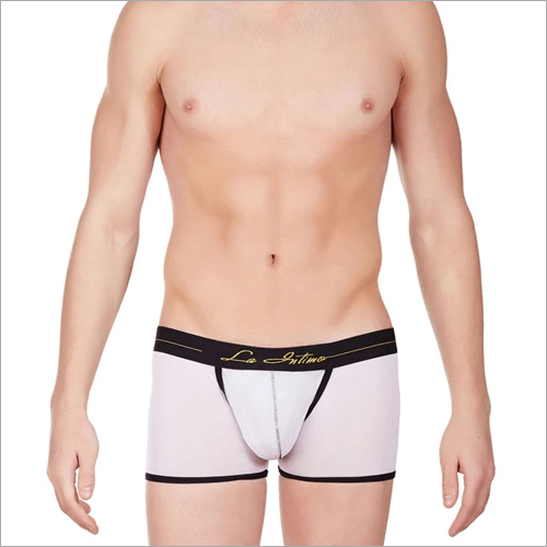 Power Net Trunks - 90% Mesh-Nylon, 10% Spandex | Available in S-XL Sizes, Black Border Pouch, Assorted Colors: Blue, White, Yellow, Red