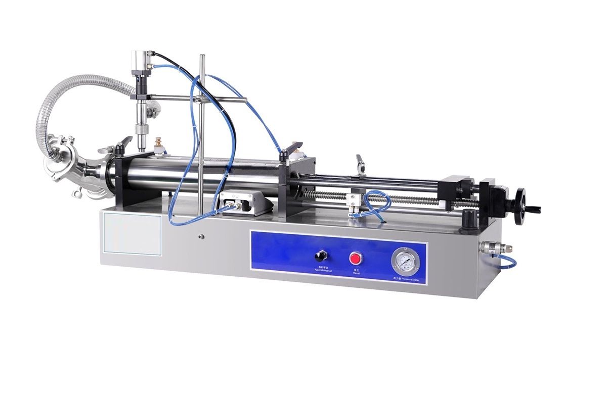 Semi Automatic Pneumatic Piston Based Liquid Filling Machine