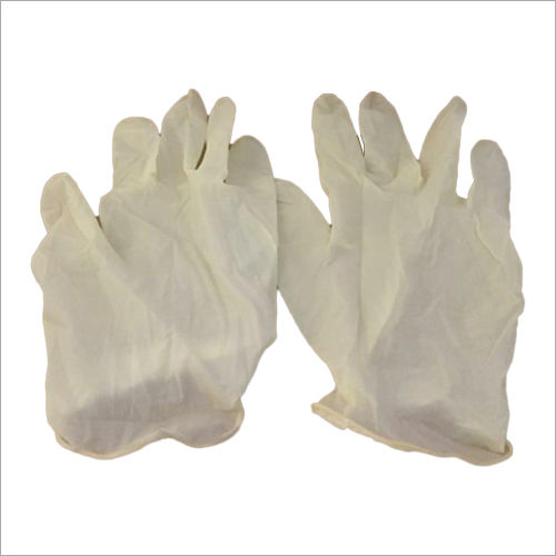 White Latex Medical Examination Gloves