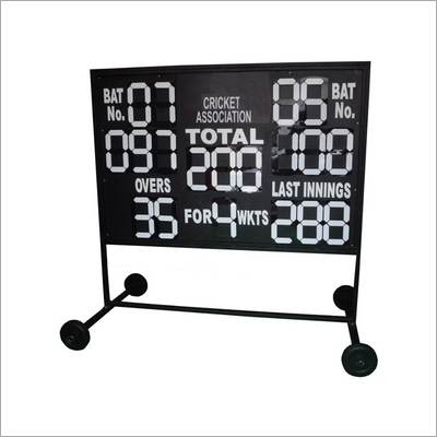 Black Manual Cricket Score Board