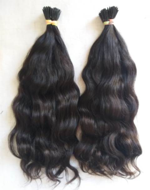 Keratin Wavy Human Hair