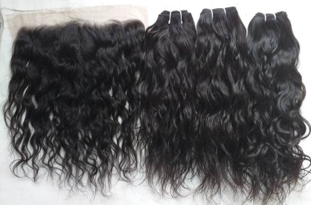 Best Quality Top Selling Wavy Indian Hair Unprocessed Wavy Human Hair  Manufacturer,Exporter,Supplier