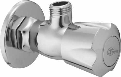 Angel Cock - Brass 10x6cm Chrome, 8L/min Flow Rate, Leakproof Seal, Precise Control, Water Efficient