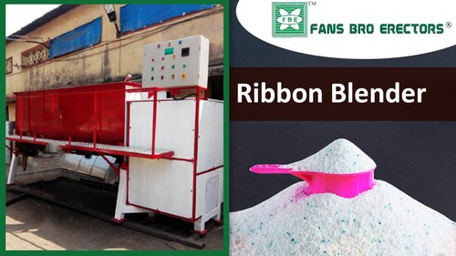 Ribbon Blender Powder Mixer By FANS BRO ERECTORS