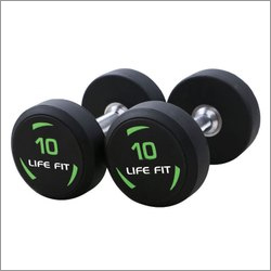 10 Kg Rubber Dumbbell