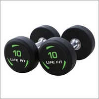 10 Kg Rubber Dumbbell