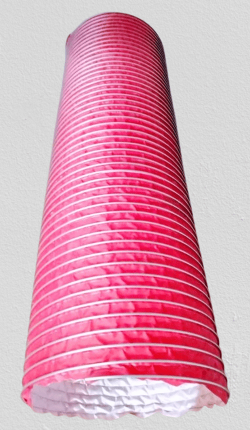 Silicone Clip Hose - Color: Red